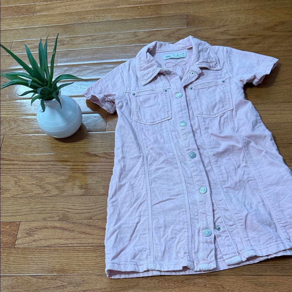 Zara Pink Kids Casual Dress